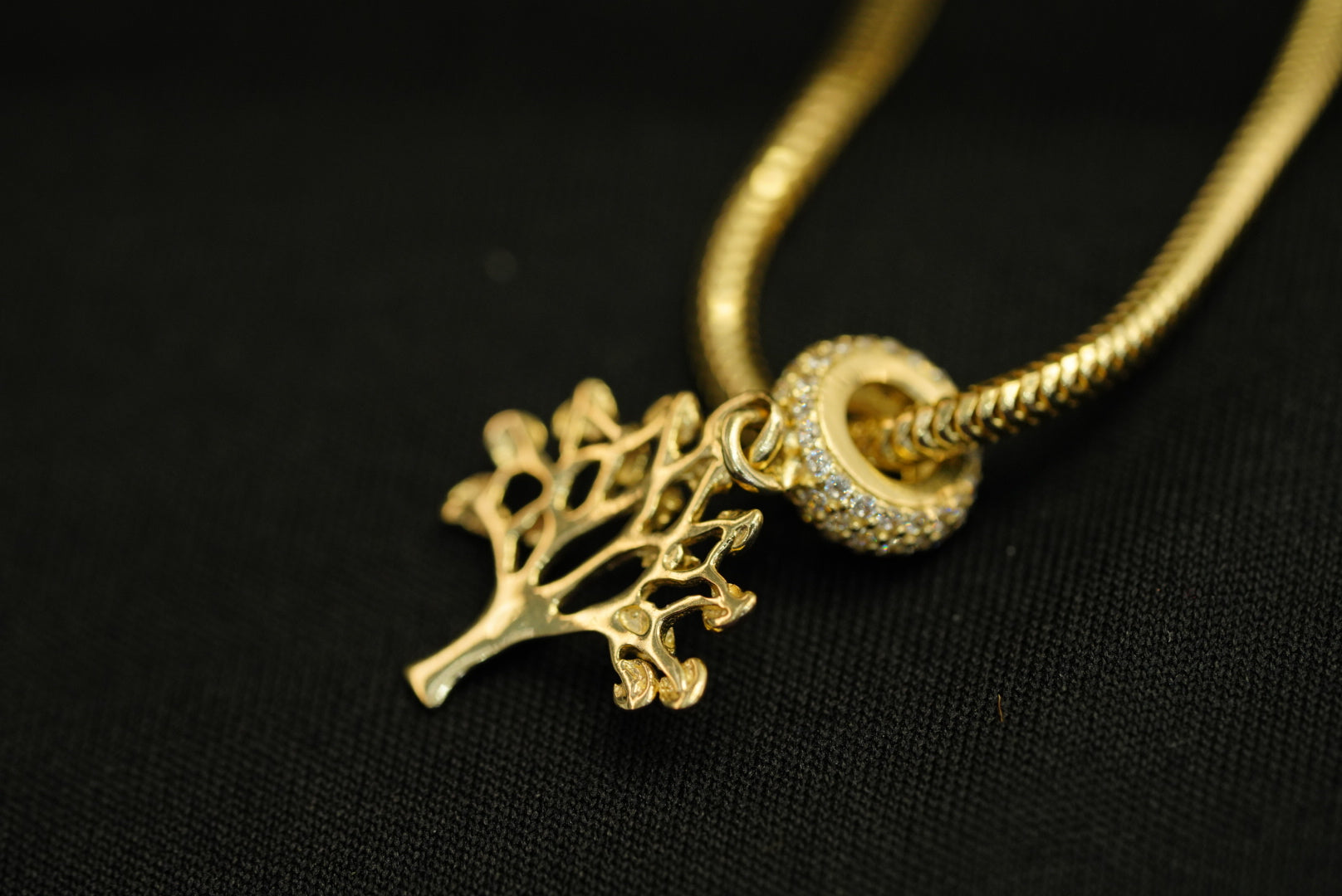 14k Tree of Life Charm