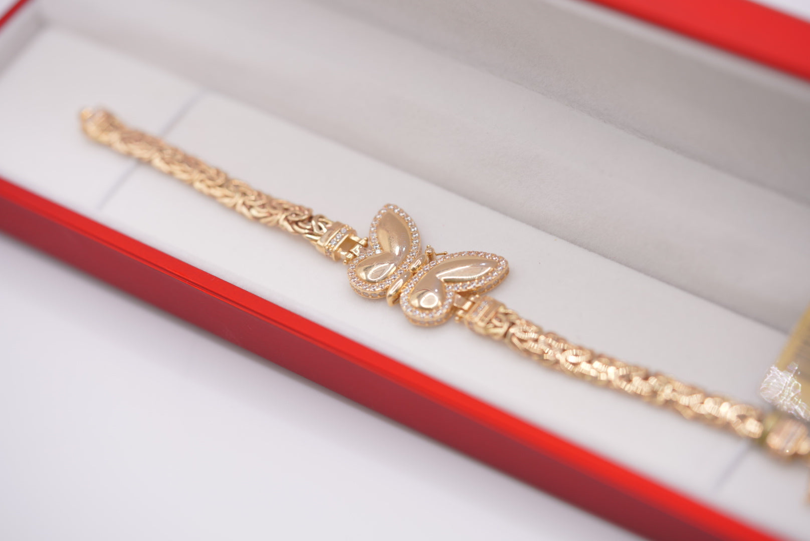 14k Byzantine Bracelet - Pure Butterfly