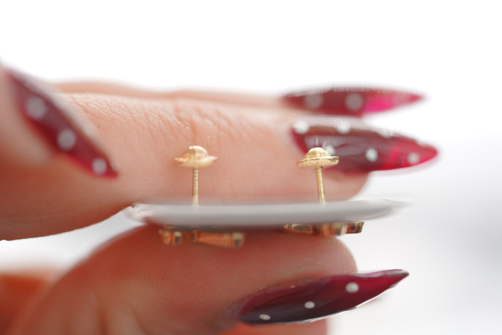 14k Earrings - Carry Your Cross