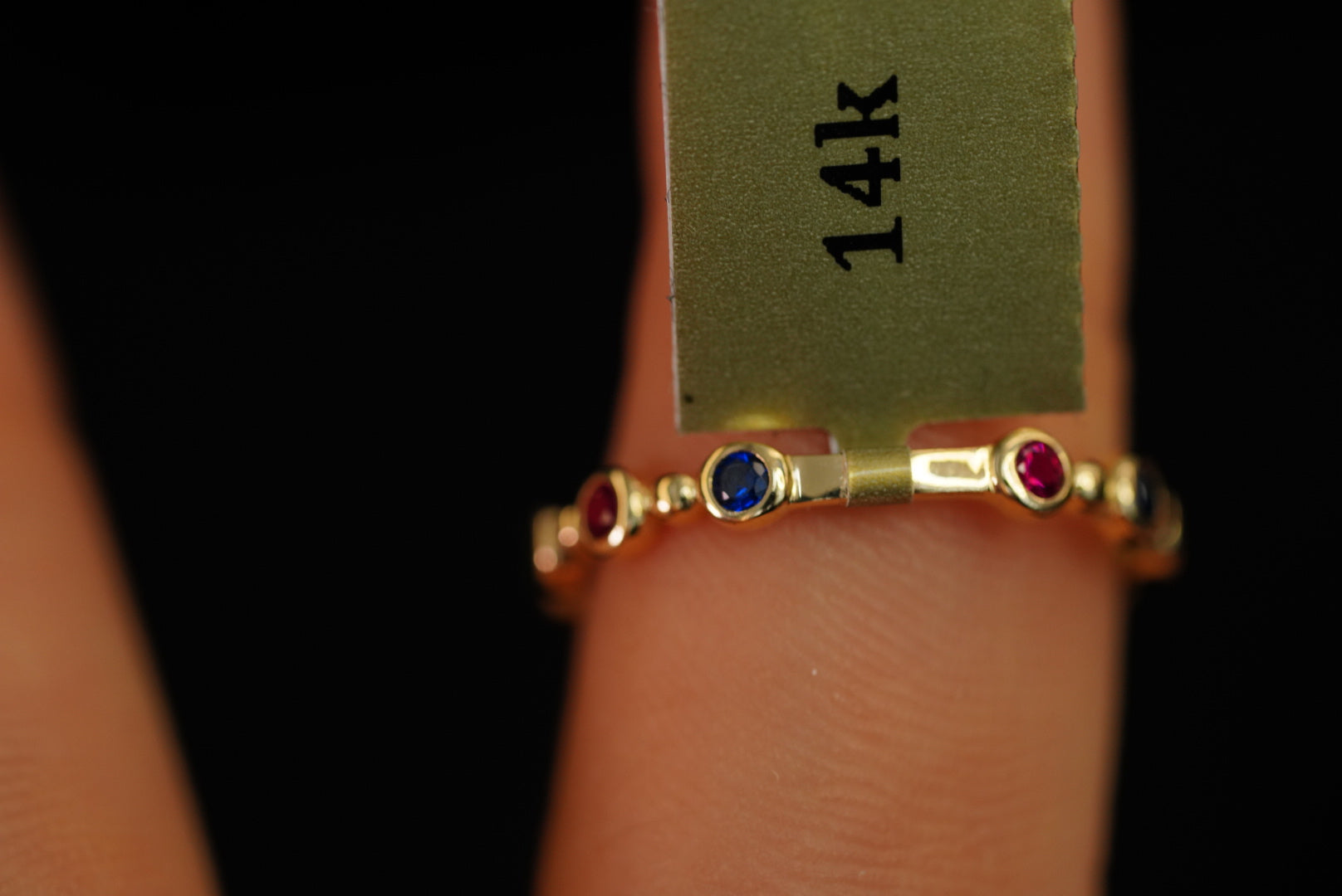 14k Color Stones Ring