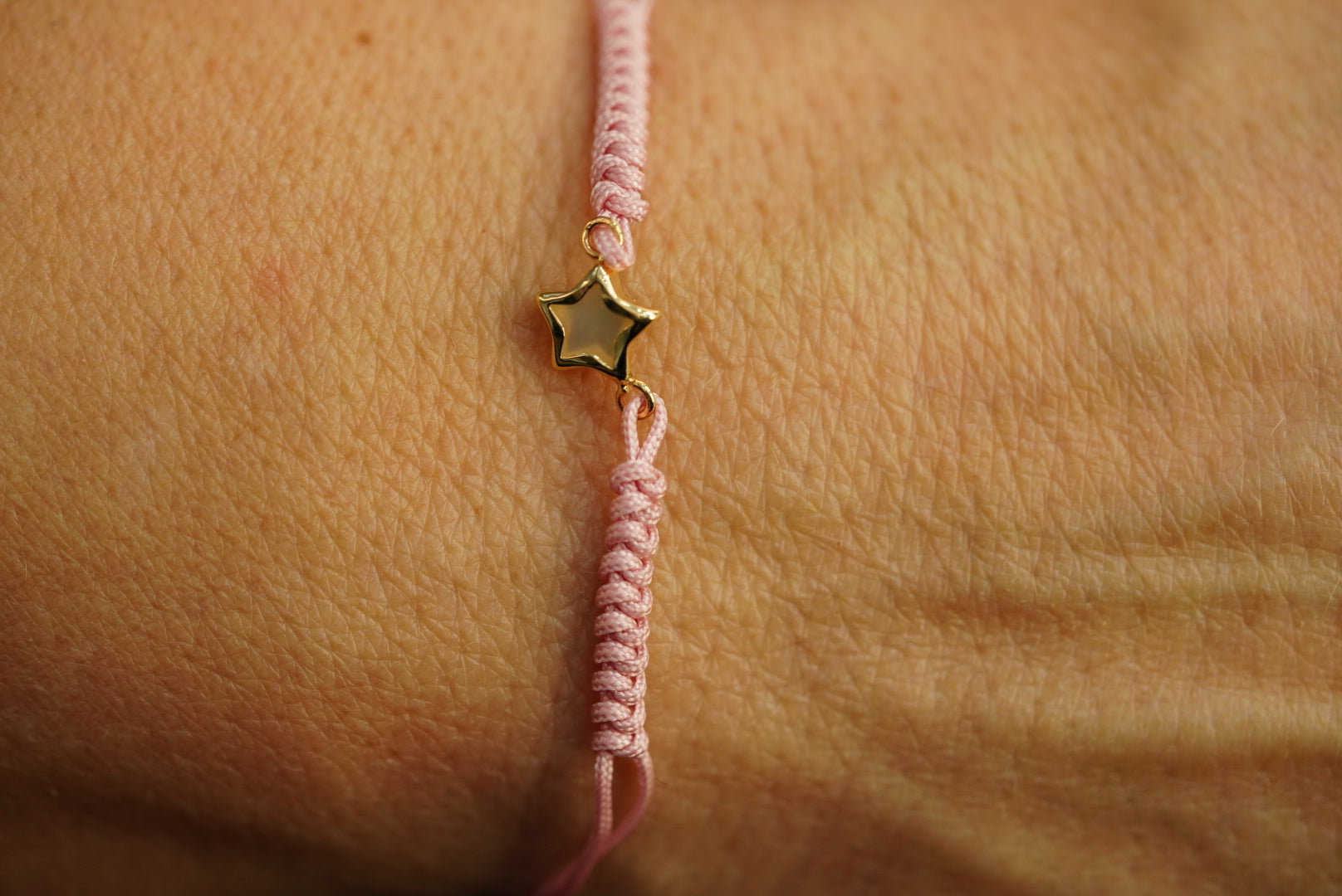 14k Star Adjustable Bracelet