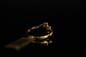 14k Cross Ring New