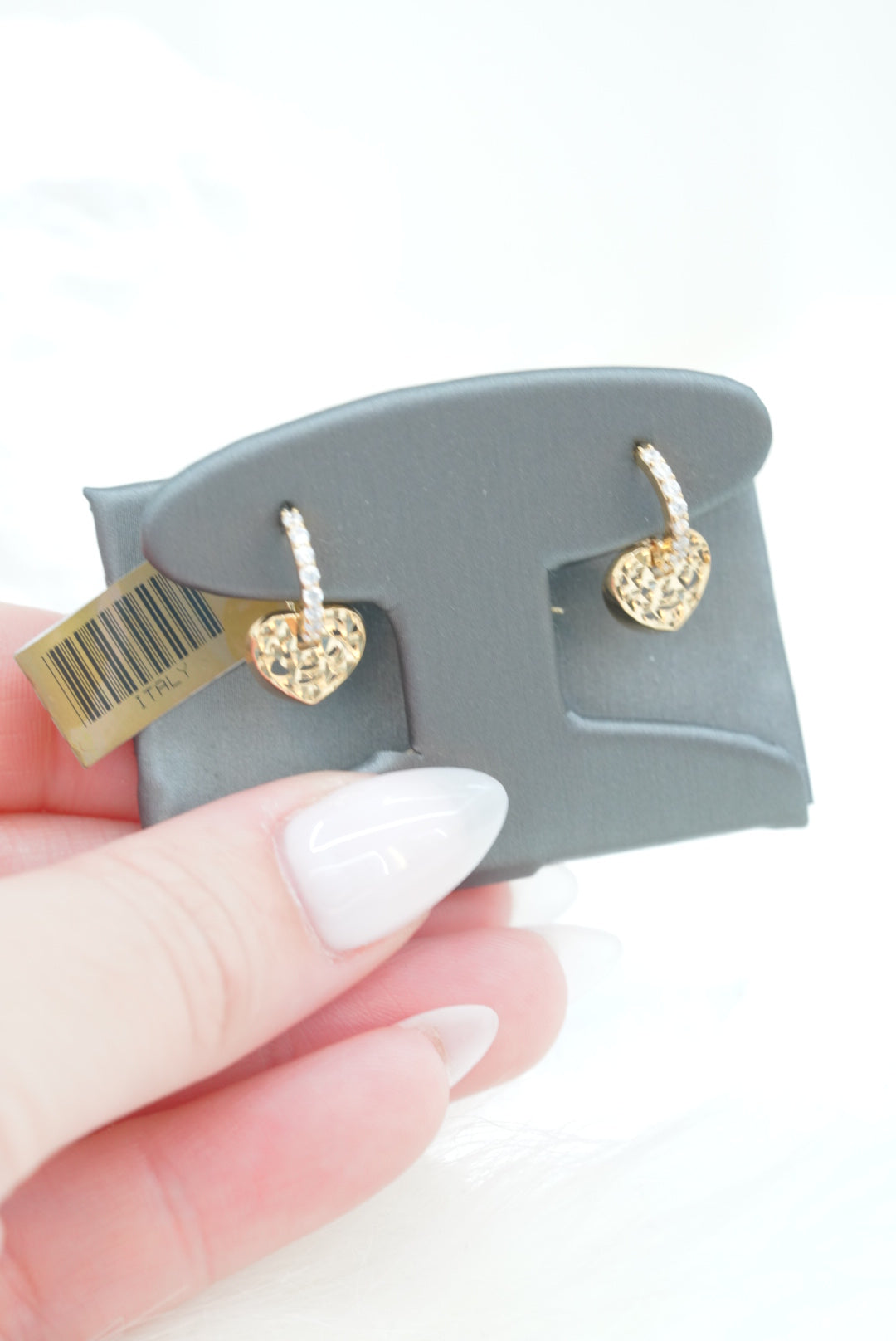 14k Hoops - Bright Heart