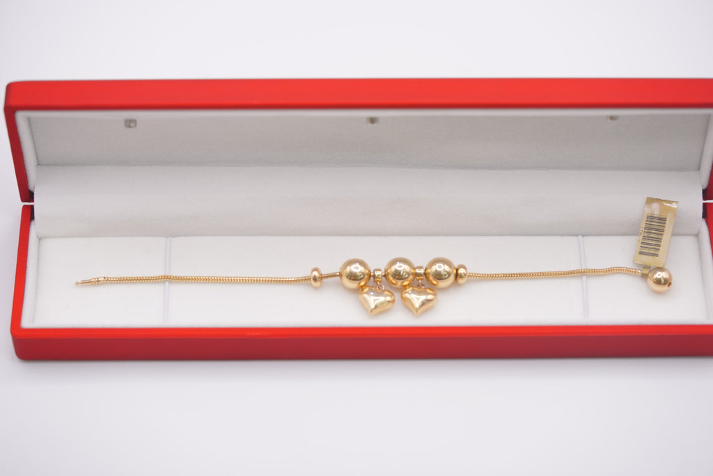 14k Modern Bracelet - Lovely Charms