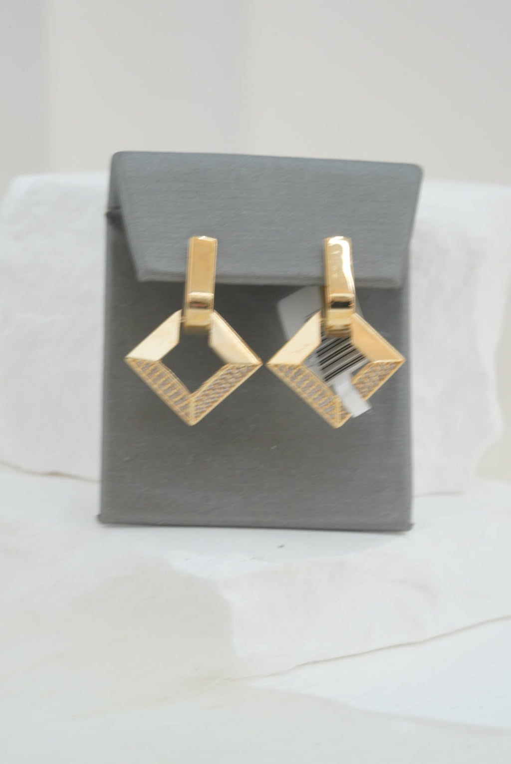 10k Earrings - Square Hoop
