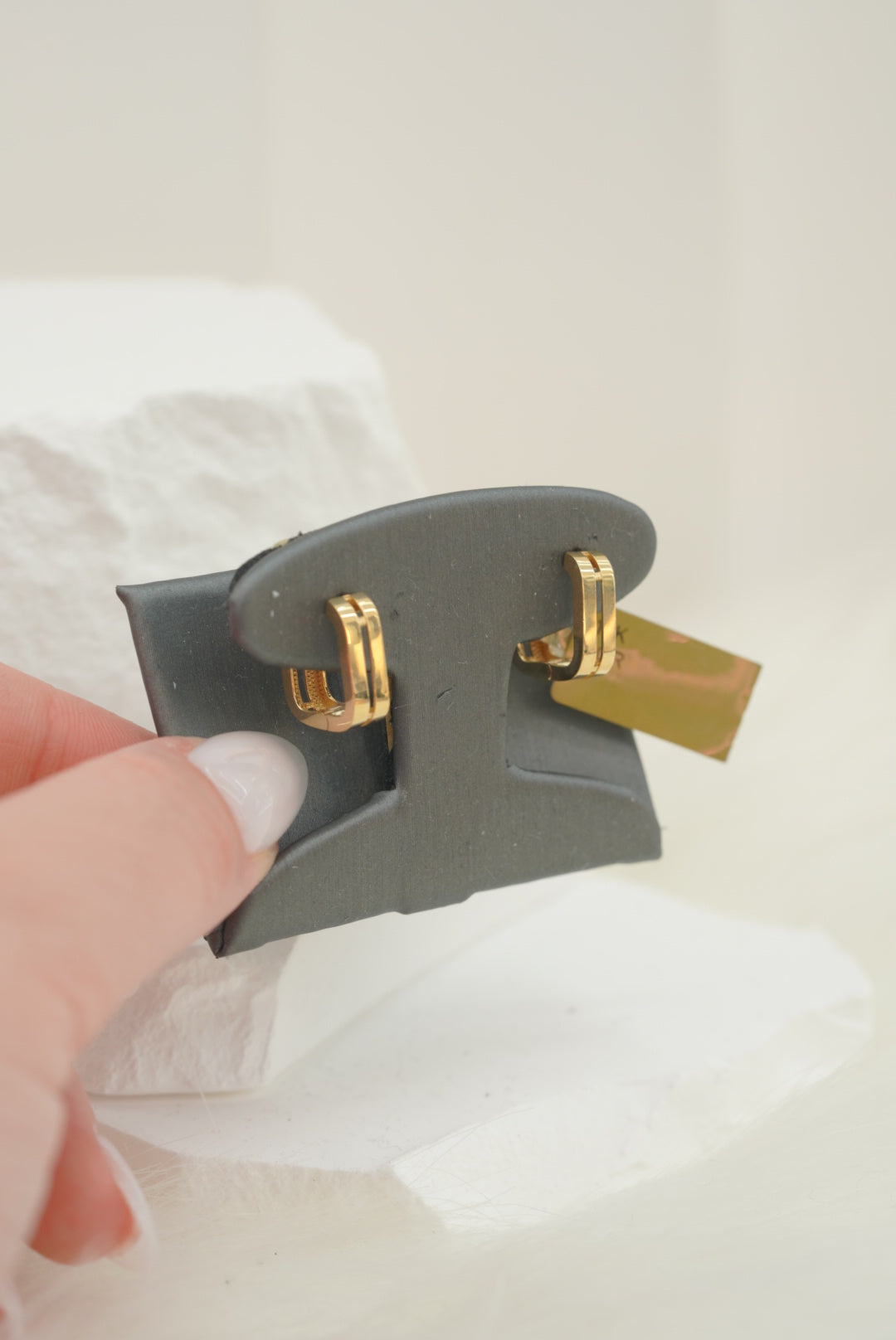 14k Hoops - Open Square