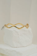 14k Bangle - Wavy Look