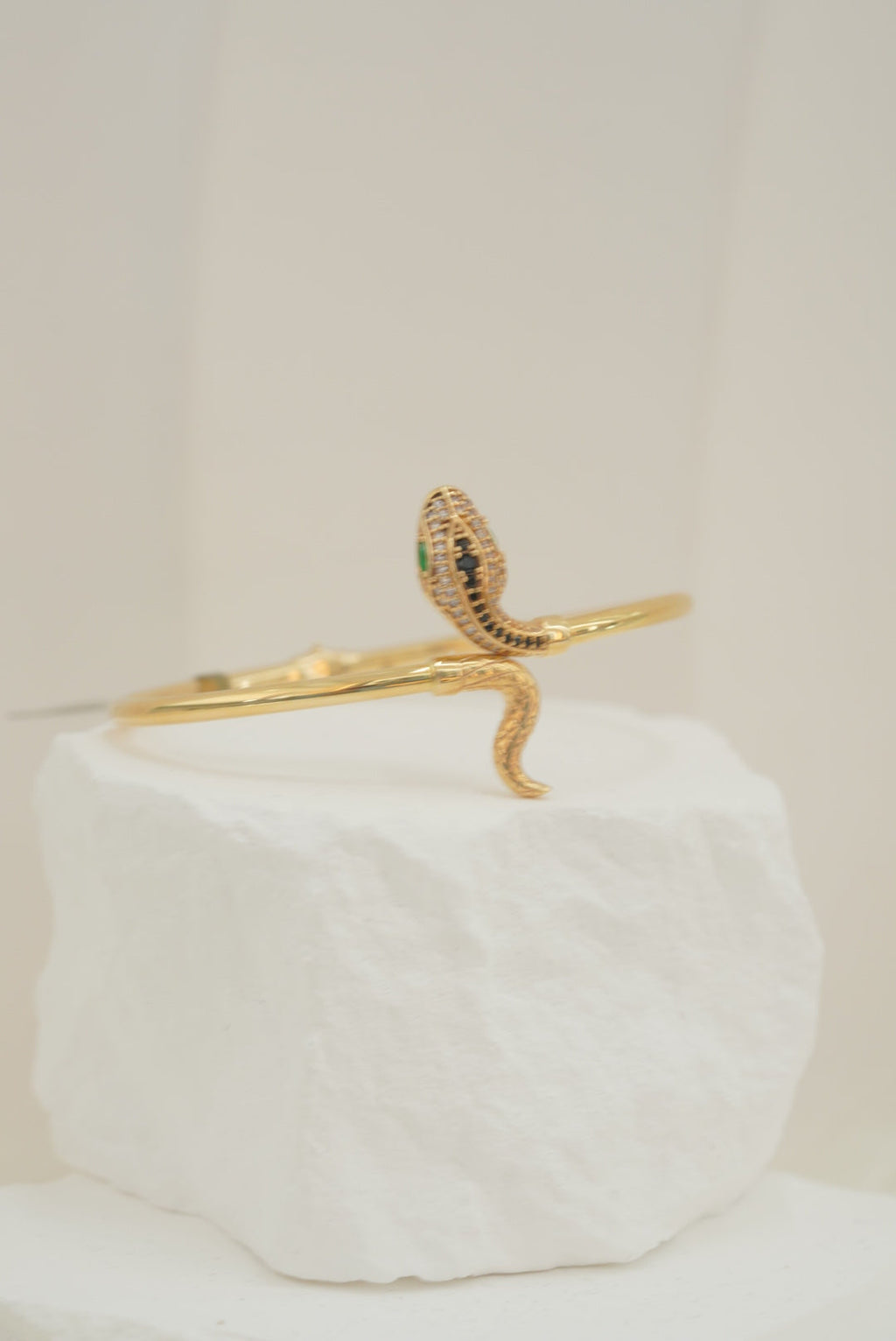 14k Bangle - Snake Woman