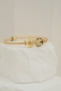 14k Bangle - Open Snake