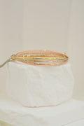 14k Bangle - Tri Color