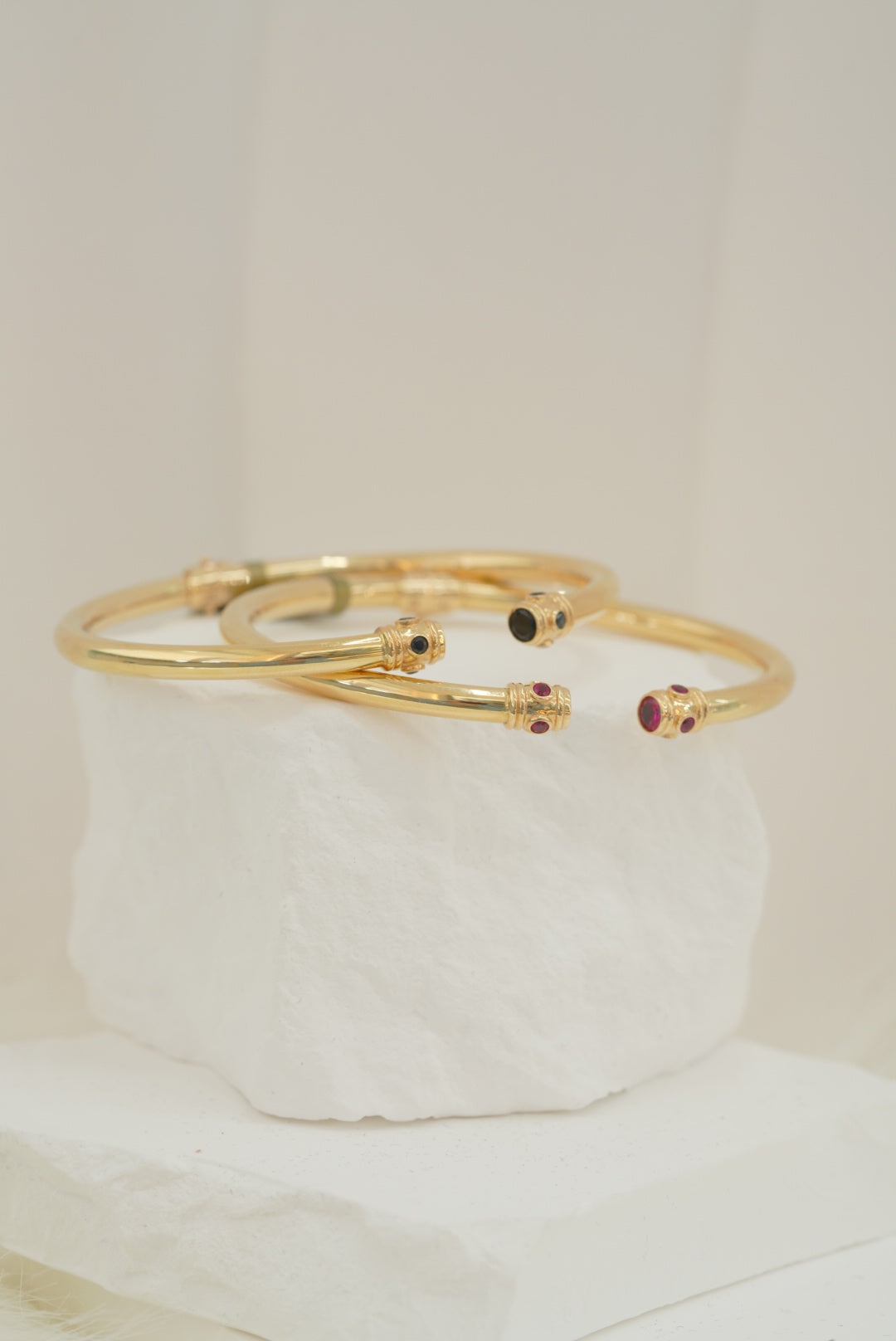 14k Bangle - Red & Blue Styles