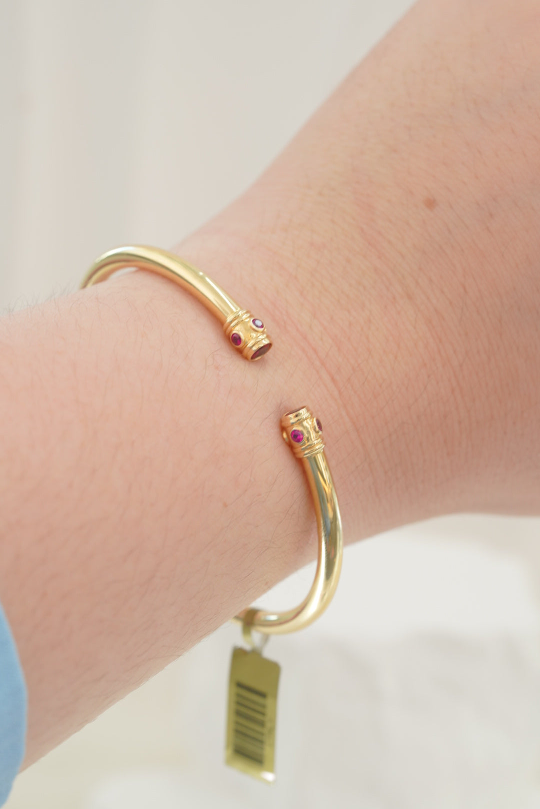 14k Bangle - Red & Blue Styles