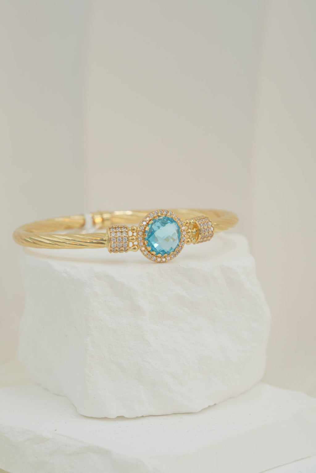 14k Bangle - Princess Blue