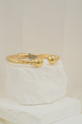 14k Bangle - Two Balls