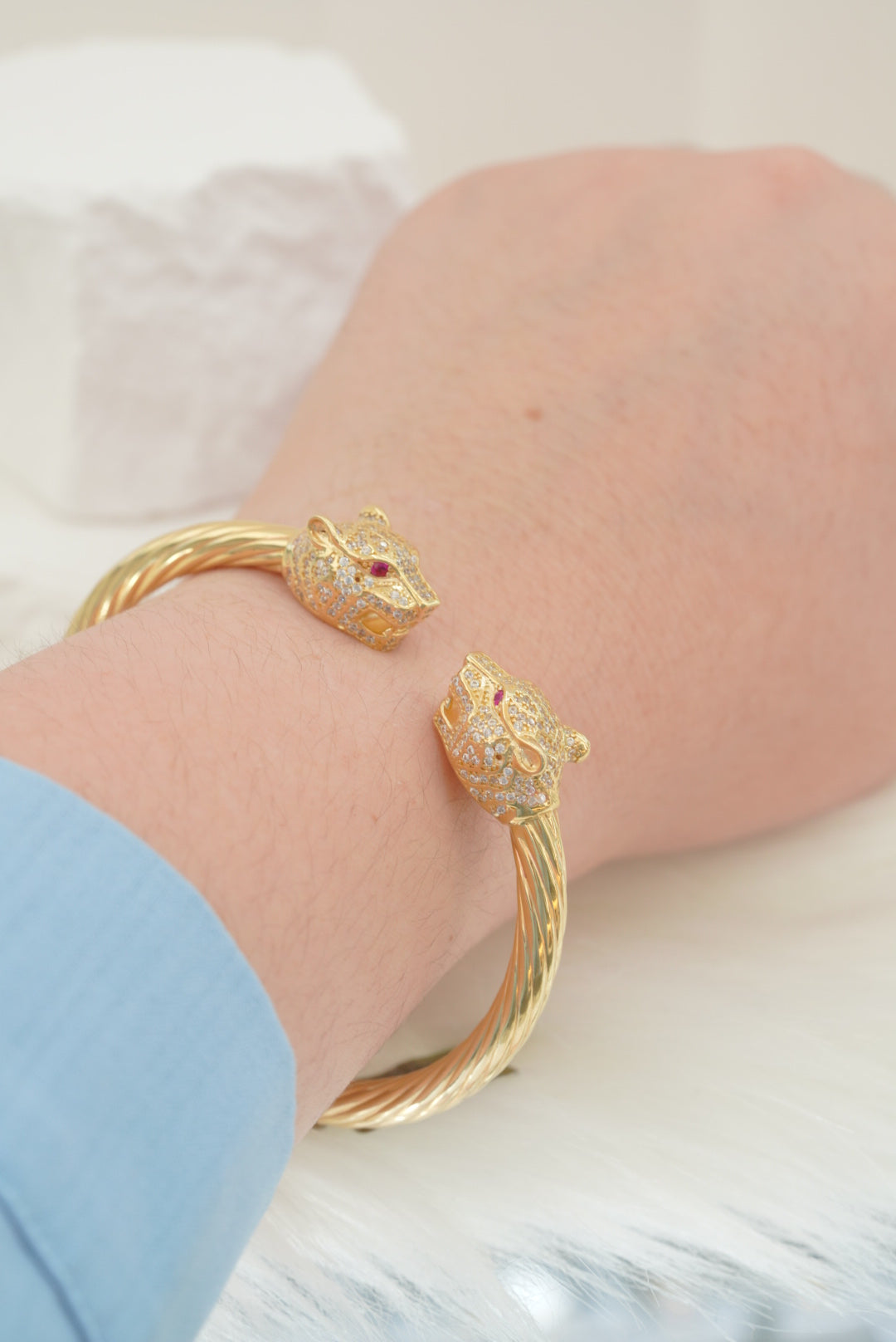 14k Bangle - Panther