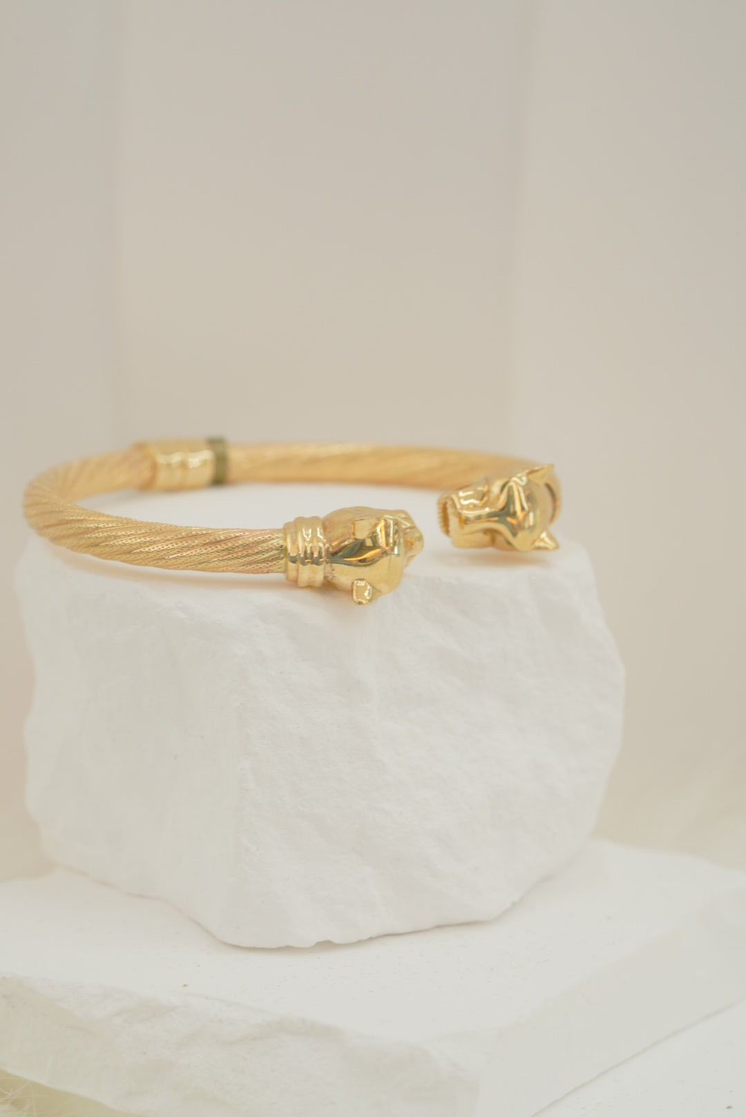 14k Bangle - Plain Panther
