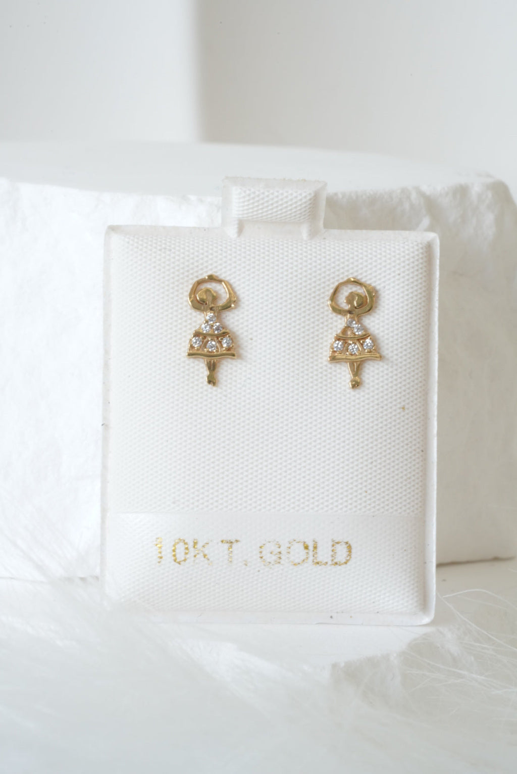 10k Earrings - Ballerina