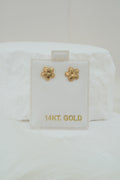 14k Earrings - Cute Flowers