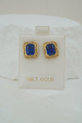 10k Earrings - Royal Blue
