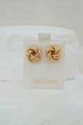 10k Earrings - Classic Knot