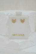 14k Earrings - Arrows