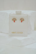 10k Earrings - Umbrella