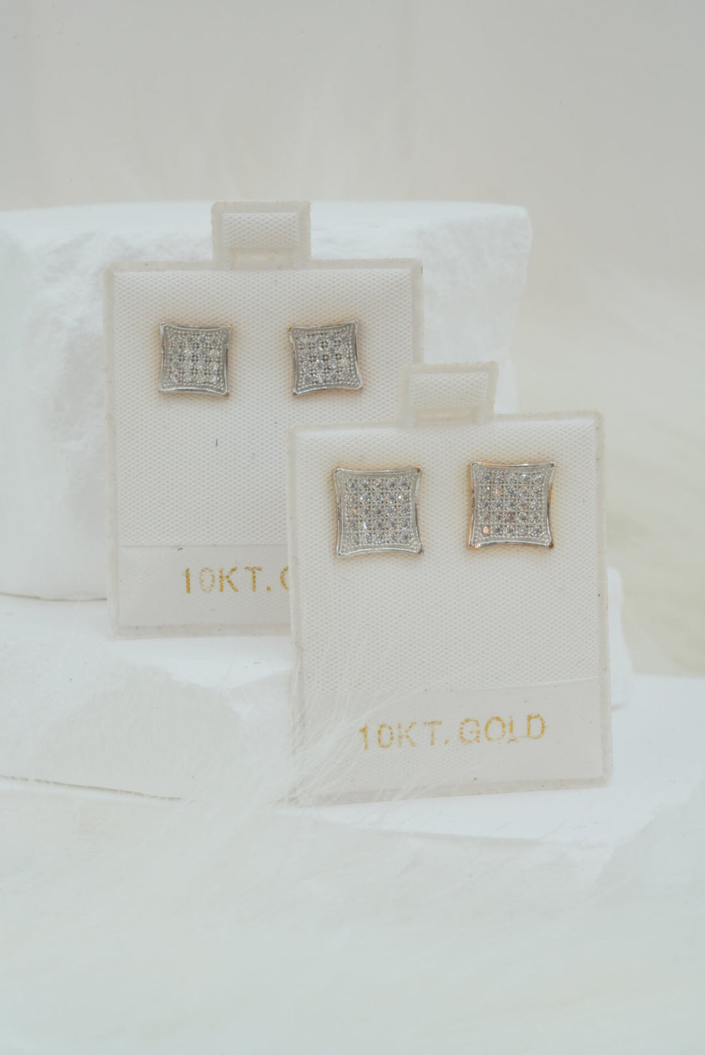 10k Earrings - Square Old