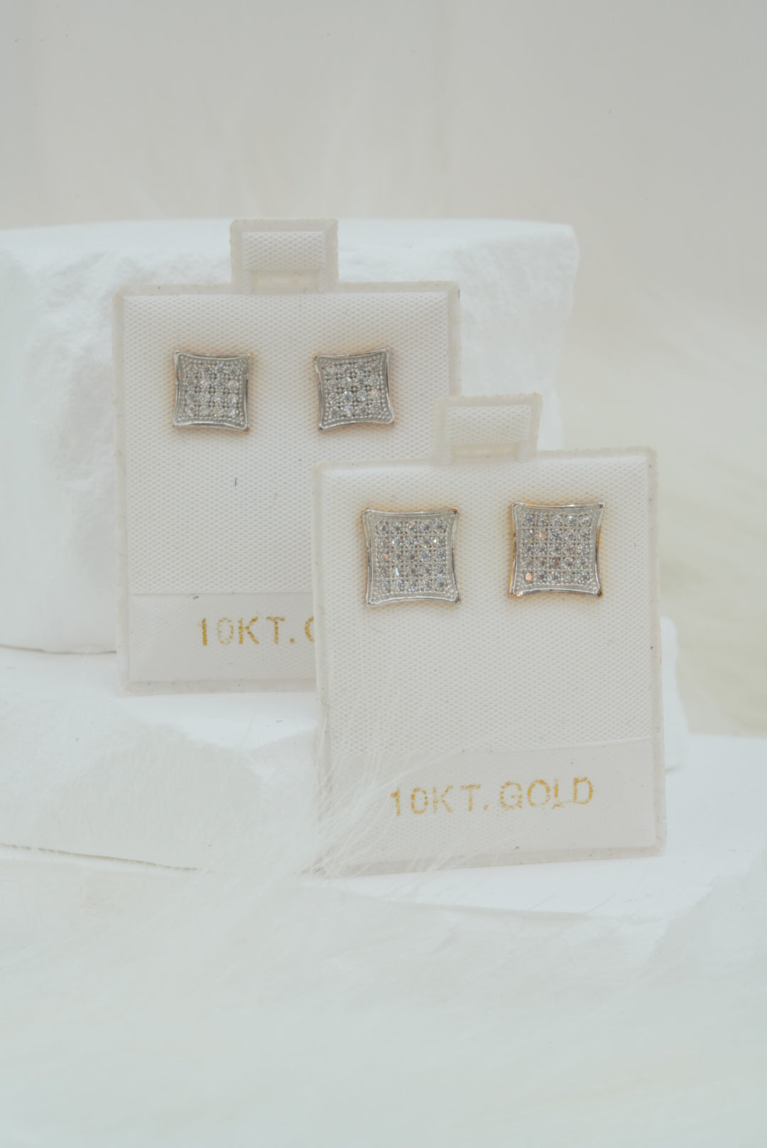 10k Earrings - Square Old