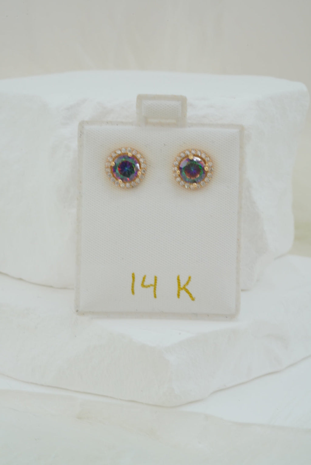 14k Earrings - Rainbow Candy