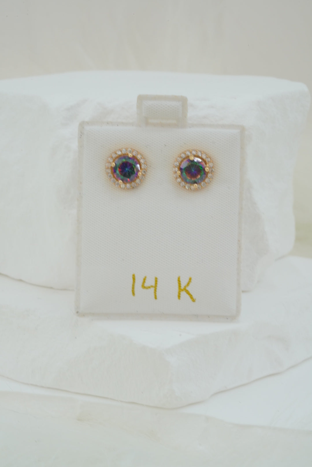 14k Earrings - Rainbow Candy