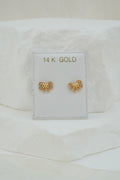 14k Baby Earrings - Bows