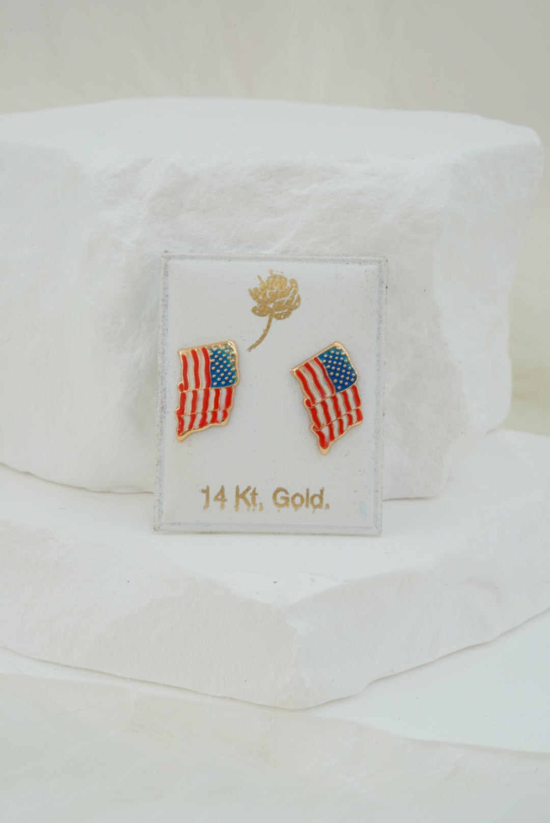14k Baby Earrings - USA