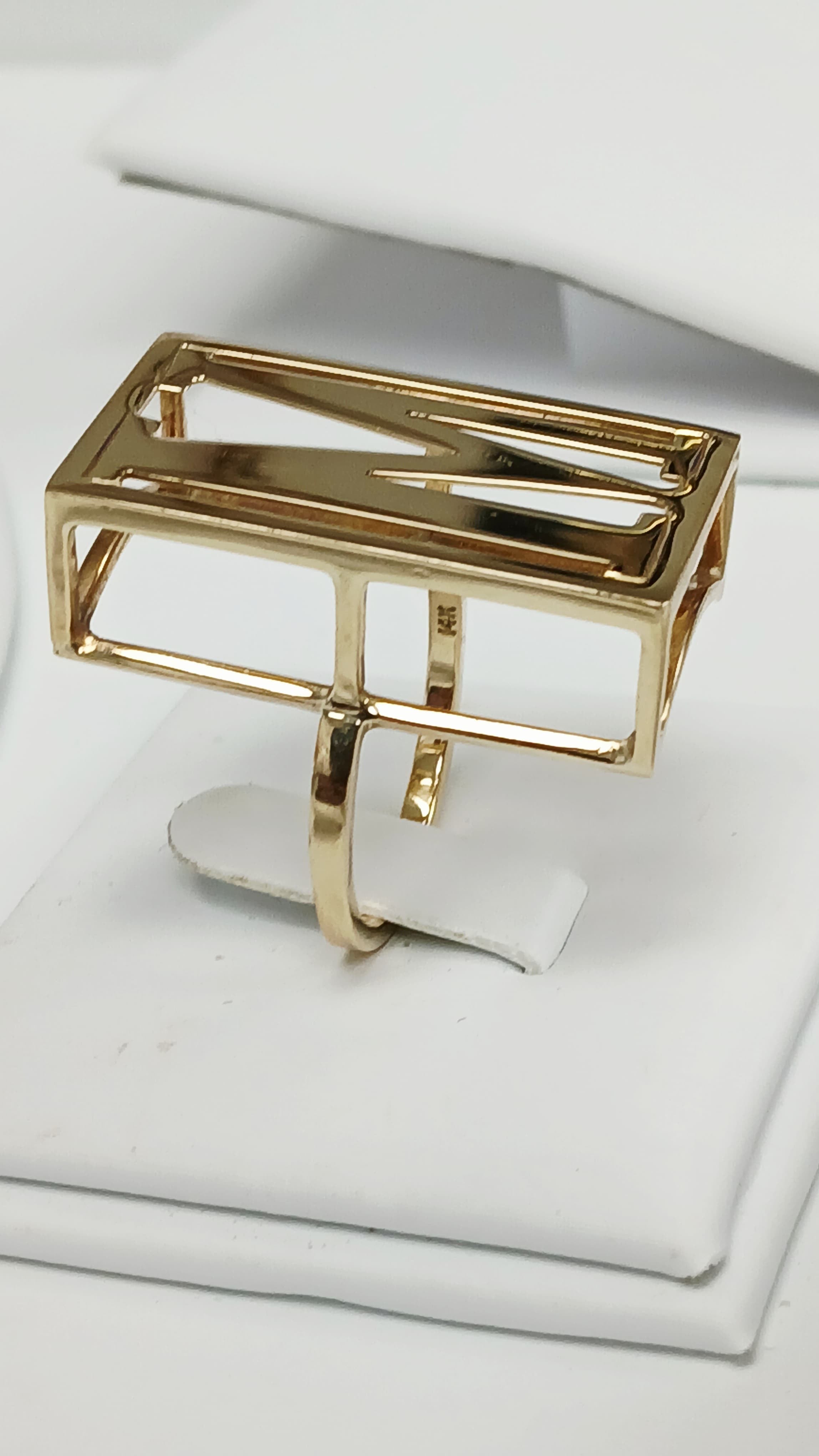 14k Personalized Ring - Your Initial in Gold
