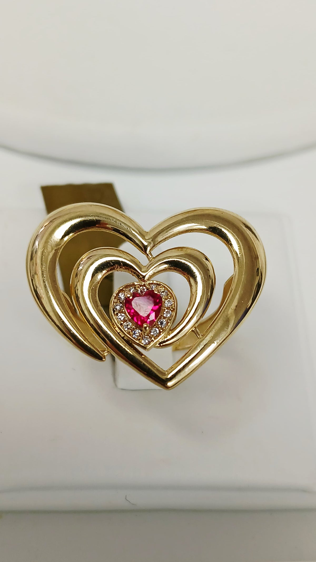 14k Women’s Ring - Shiny Heart