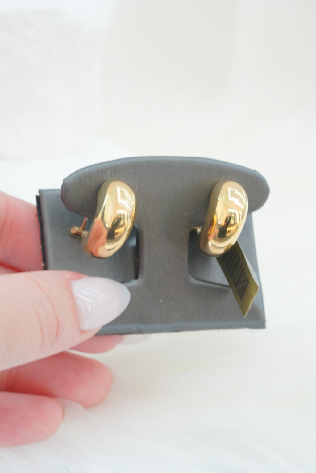 14k Earrings - Semi Hoop
