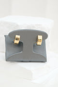 14k Earrings - Semi Hoop Plain