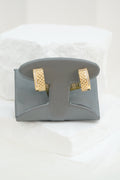 14k Earrings - Crystal Textured
