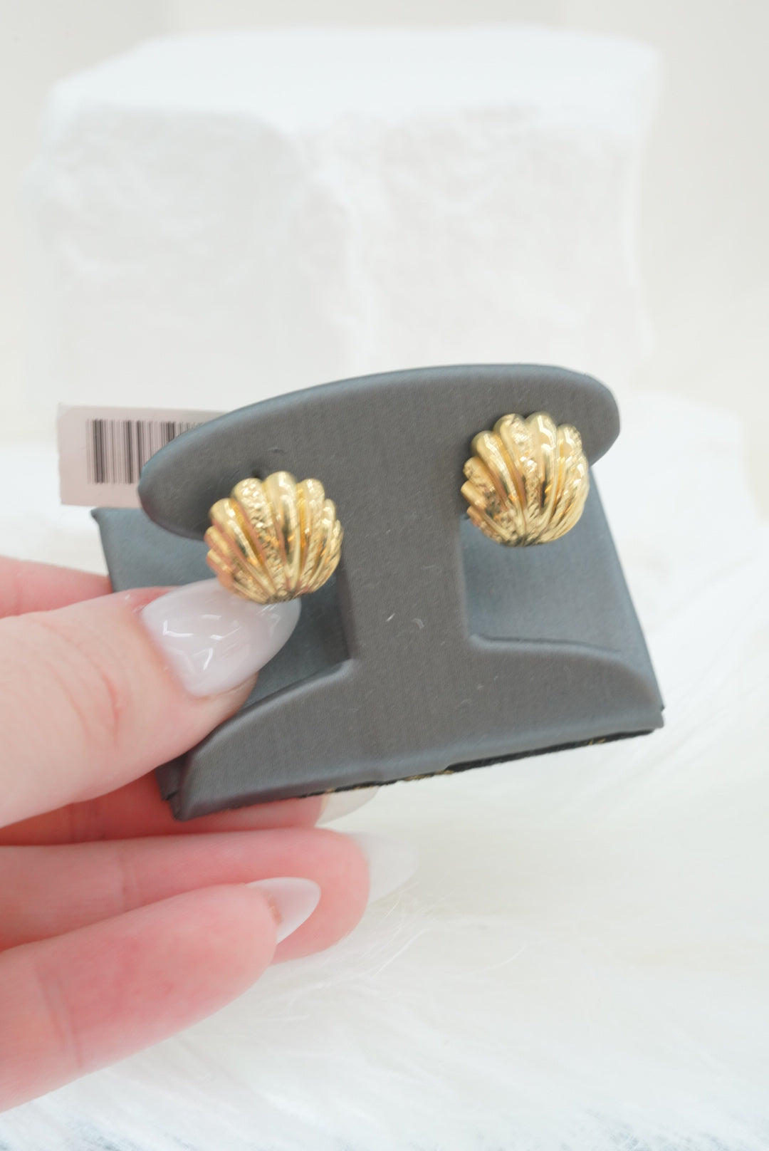 10k Earrings - Cute Shells