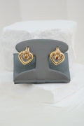 14k Earrings - Held Heart