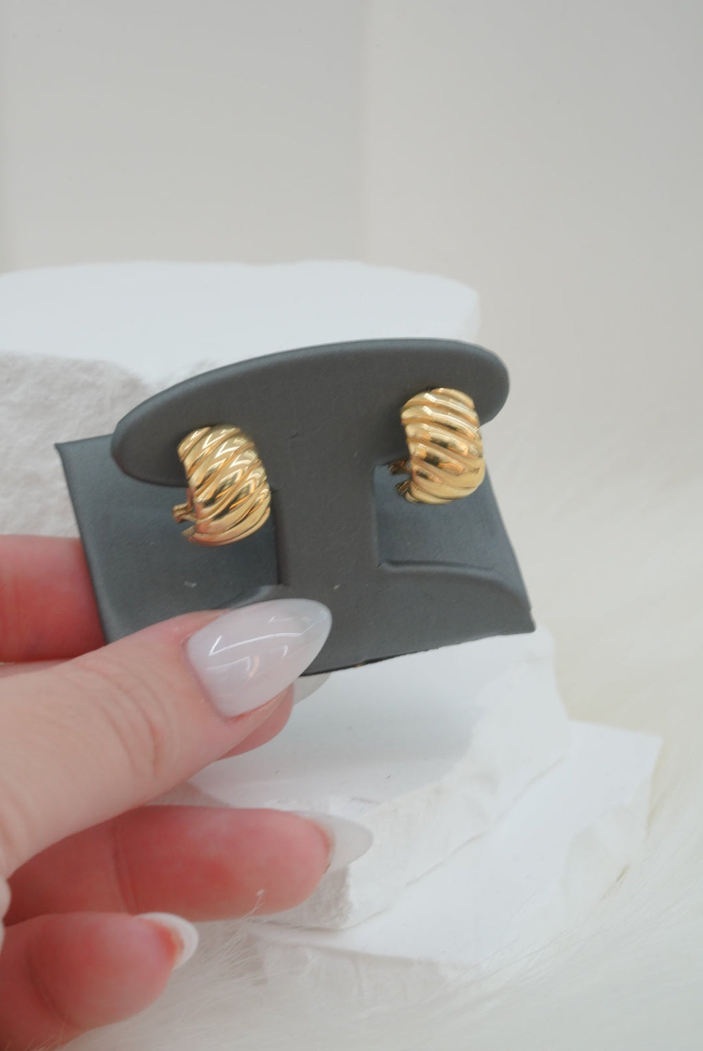 14k Earrings - Diagonals