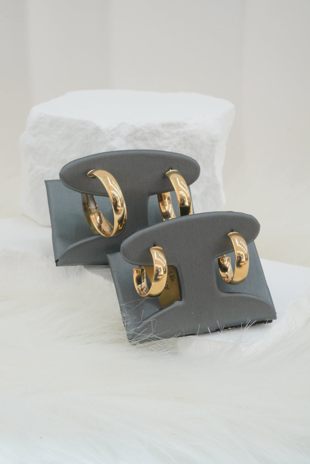 14k Hoops - Bold Style