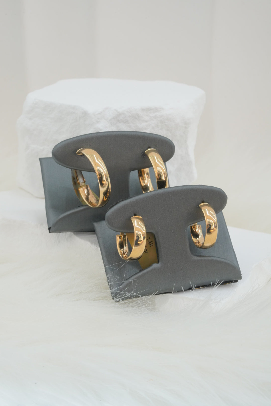 14k Hoops - Bold Style