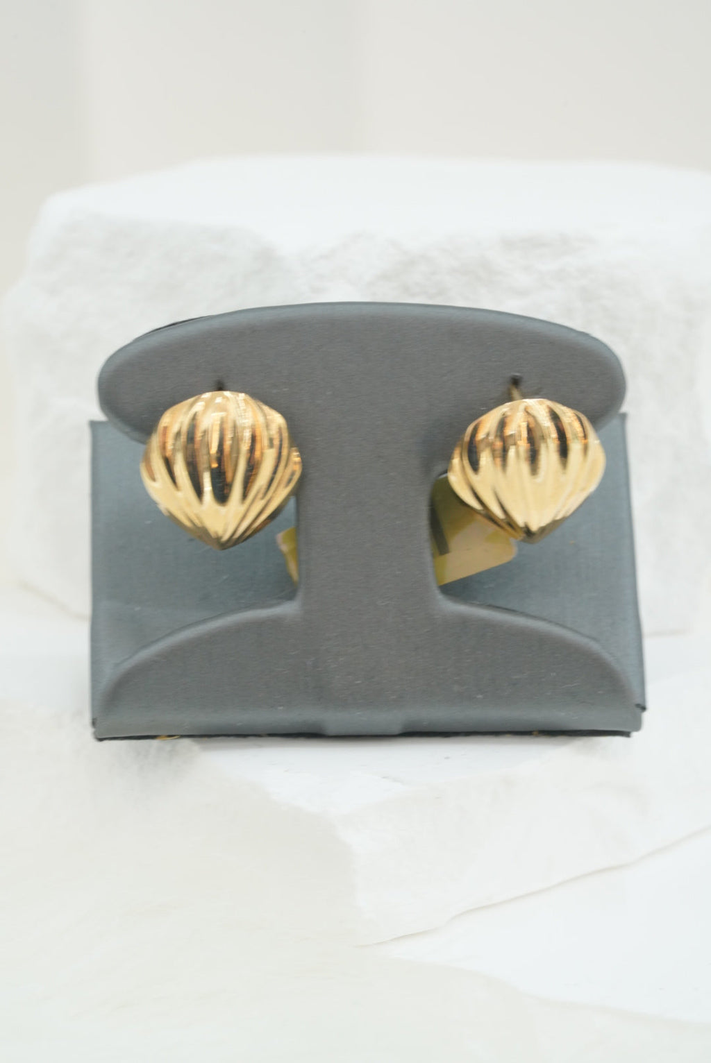 14k Earrings - Puffed Shells