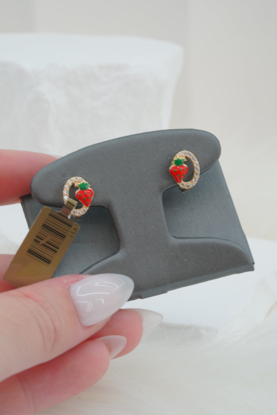 14k Earrings - Strawberry