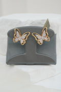 14k Earrings - Shiny Butterflies