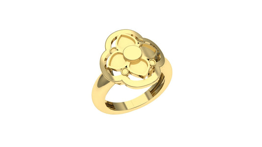 Petal Ring - Golden Bloom