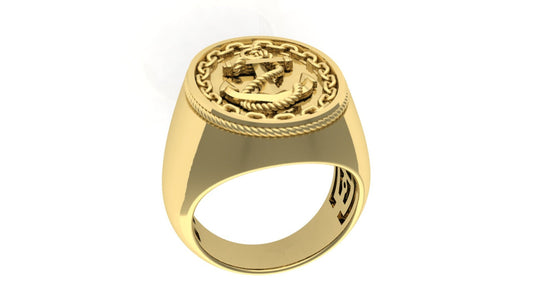 Nautical Ring - Nautilus Signet