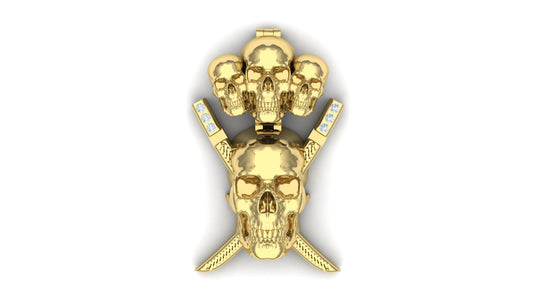 Skull Ninja Pendant