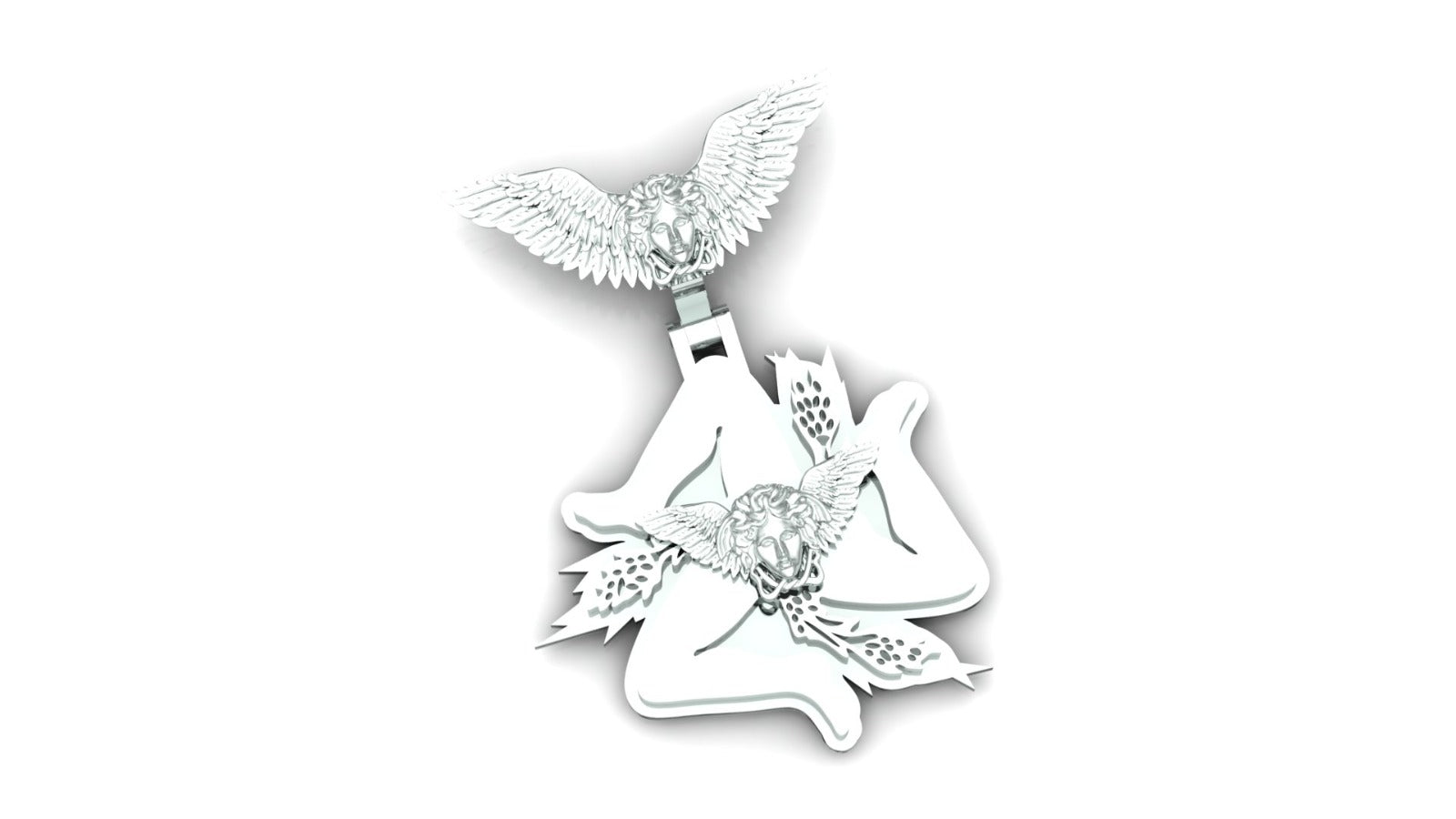 Sicilian Trinacria Pendant