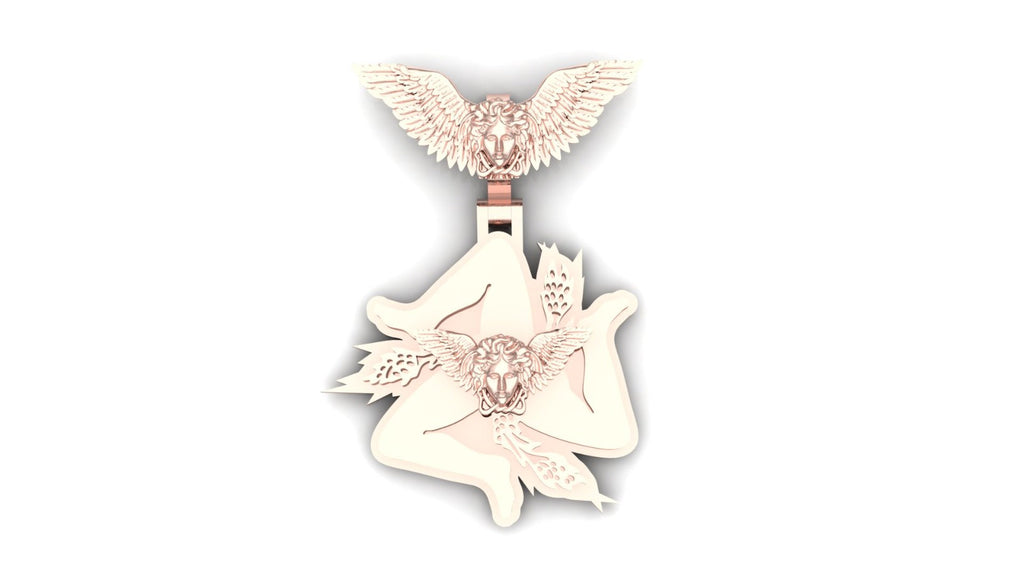 Sicilian Trinacria Pendant